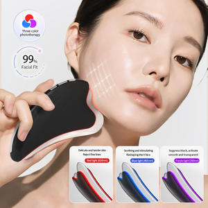 Dispositivo de Belleza Facial y de Cuello 3 en 1 con Calor y Frío, Alta Frecuencia Galvánica, Masajeador Facial Gua Sha - Product Image 2