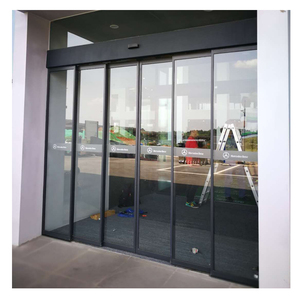 Nhà Máy Giá Nhôm Hồ Sơ Tự Động Kính Thiên Văn Kính Trượt Cửa Nhà Điều Hành - Product Image 5