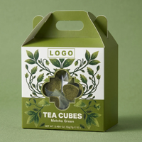Venster Gable Box Thee Cubes 10 stuks Thee Bom Verpakte Geur Thee Pellets Zakloze Drink Bom Geperste Thee Edelstenen Private Label OEM