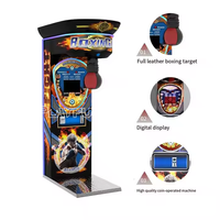 Machine de jeu d'arcade de boxe électronique à monnayeur pour jeux de rue, avec support anglais, durable et facile à utiliser