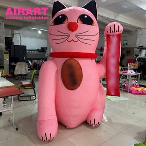 Chat gonflable pour événement publicitaire, <span class=keywords><strong>location</strong></span> pour entreprise de divertissement, accessoire - Product Image 3