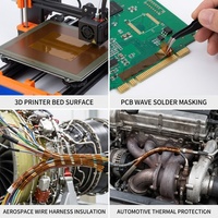 Nastro isolante in poliimmide Kapton personalizzato per alte temperature, monofacciale in PET, per protezione PCB