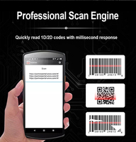 Ordinateur mobile Android 13 Urovo DT50S, PDA robuste portable, batterie amovible, scanner de codes-barres PDA