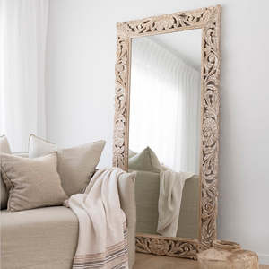 Miroir mural décoratif de haute qualité pour chambre à coucher, design <span class=keywords><strong>Art</strong></span> Déco, cadre en <span class=keywords><strong>bois</strong></span> et métal, verre, emballage en boîte, Yochen - Product Image 5