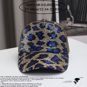 New Spring Summer Dobby Image Leopard Print Baseball Net Hat Fashionable Men Women Outdoor Breathable Adjustable <b>Sunscreen</b> Cap - Product Image 4