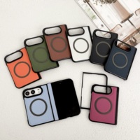 Étui de téléphone portable de luxe en PU antichoc pour Ultra Fold Cover, design étoile Spring Link, support magnétique (14 Plus 13 Pro)