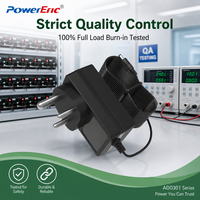 Fuente de Alimentación Conmutada de 12V 2A y 2.5A, 3A con Enchufe Indio, Adaptador de CA de 24V 1A con Protección OTP y OVP, de Fábrica Certificada BIS