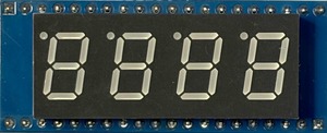 Module d'affichage LED 7 segments 4 chiffres 74HC595 rouge avec carte de commande série-parallèle pour Raspberry Pi Pico Arduino Électronique DIY - Product Image 3
