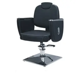 Siman modern hair salon gray plastic styling customer weight high quality black white barber chairs for hair salon