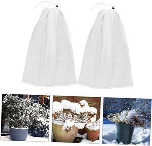 <b>Plant</b> <b>Covers</b> Freeze Protection, Thickened Outdoor <b>Plants</b> Frost Protection <b>Covers</b> with Zipper & Drawstring - Product Image 1