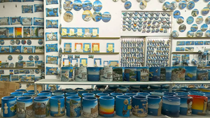 Artesanía <span class=keywords><strong>de</strong></span> resina, estatua <span class=keywords><strong>de</strong></span> setas moderna pintada a mano hecha a mano personalizada para Decoración <span class=keywords><strong>de</strong></span> mesa y coleccionables <span class=keywords><strong>de</strong></span> arte - Product Image 5