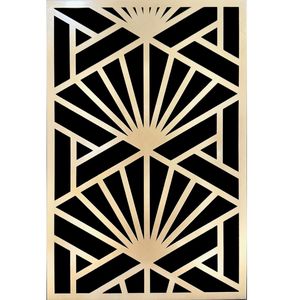 ฉากกั้นสแตนเลสหรูหราจากเวียดนามสำหรับการออกแบบตกแต่งภายในที่ทันสมัยในบ้านสำนักงานและพื้นที่การบริการ - Product Image 1