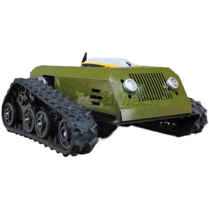 Cortadora de césped con control remoto de pista de deshierbe comercial de 24V 48V a gasolina barata - Product Image 1