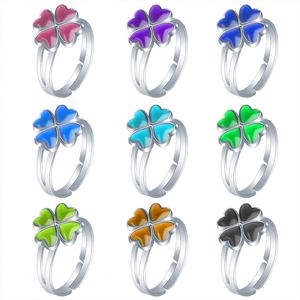 Wholesale Feeling Mood <b>Rings</b> Temperature Change Color Finger <b>Rings</b> <b>Adjustable</b> Animal Butterfly <b>Ring</b> for Women Girls - Product Image 3