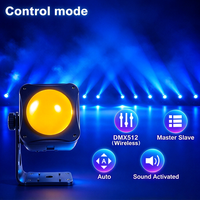 Igracelite IP65 Projecteur LED Par sans fil DMX 20W RGBLAC 6-en-1 à batterie pour extérieur, idéal pour scène, DJ, mariage, fête
