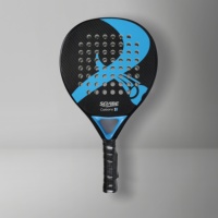 Raquette de padel légère en fibre de carbone 3K personnalisée, forme diamant, vente en gros, logo OEM, fabricant de marque privée