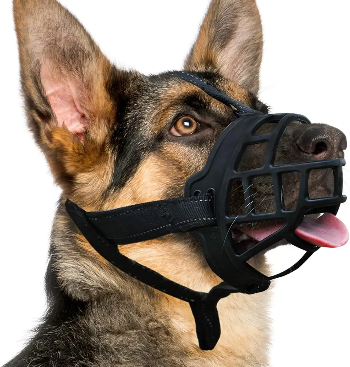 Anti-Biting and Chewing Silicone Dog Mouth Guard Soft Muzzle for Large Dog