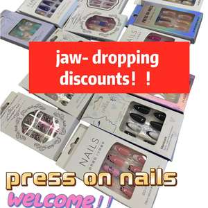 <span class=keywords><strong>Ongles</strong></span> <span class=keywords><strong>à</strong></span> Presser en Gros Bon Marché, <span class=keywords><strong>de</strong></span> Haute <span class=keywords><strong>Qualité</strong></span>, Taille Moyenne, Forme Cercueil, Motif Cœur Perle, French Manucure, <span class=keywords><strong>Faux</strong></span> <span class=keywords><strong>Ongles</strong></span> en Acrylique - Product Image 3