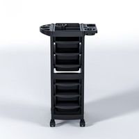Chariot de courses à quatre roues, adapté aux salons de beauté, aux salons, aux cuisines, aux hôtels, aux salles de bain, aux gymnases, en plastique durable
