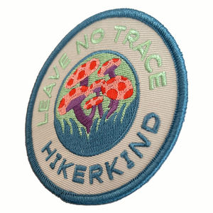 도매 맞춤형 자수 직조 패치, 하트 & 꽃 디자인, 친환경 원단, 의류, 모자 및 가방용 - Product Image 6