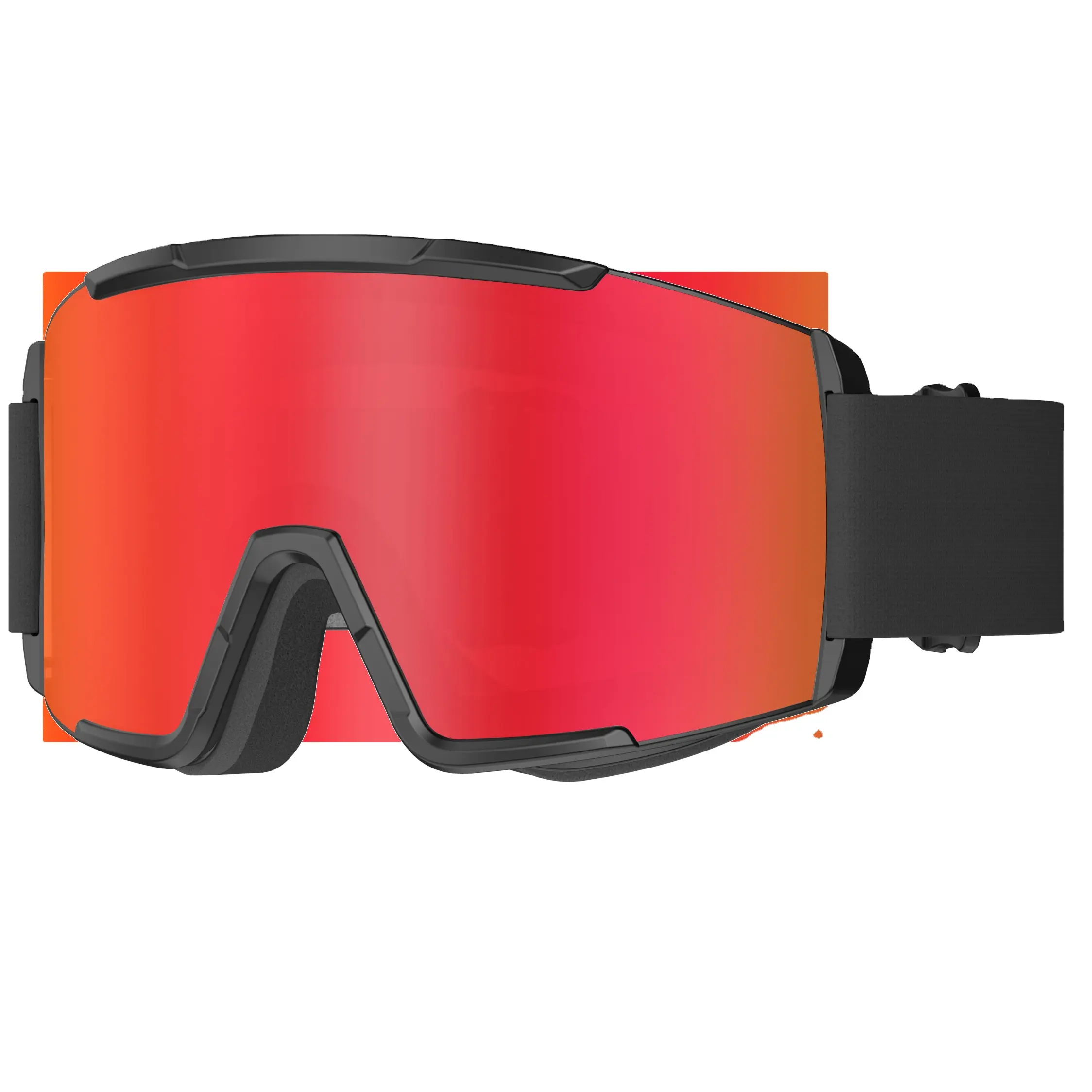 Vingerprint Uv Sferische Spiegel Gecoate Lens Winterbril Verwisselbare Magnetische Lens Ski Goggle