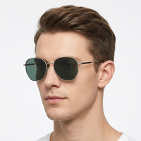 Lunettes de soleil en nylon RTS, monture métallique de haute qualité, protection UV400, confortables et tendance 2026 pour hommes et femmes