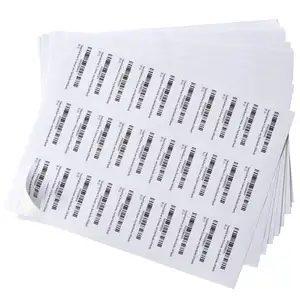 30-UP Self Adhesive matte Address Laser Inkjet Mailing Labels ,1"X2-5/8",White 8.5"x11" sheet size