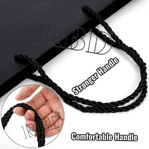 Grand sac en papier pour le shopping, sacs cadeaux, emballages de luxe pour boutiques, sacs pour vêtements, boîte en papier pour biscuits de Noël avec poignées - Product Image 5