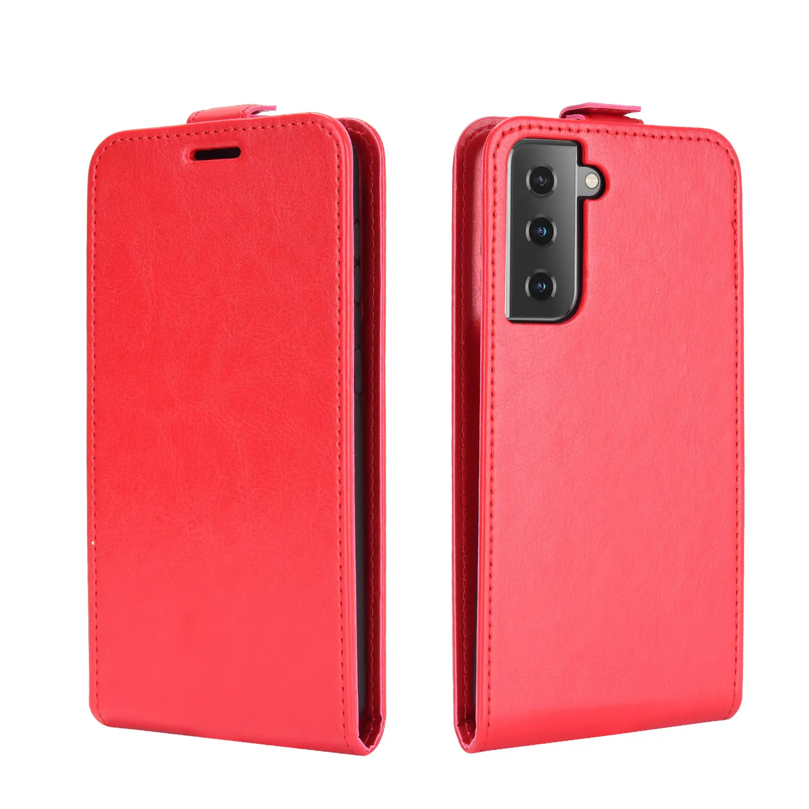 Flip Case For Galaxy S8 S9 Plus S10E S20 FE S21 S21U S4 S5 S6 S7 Edge Leather Holder Card Slots Wallet Bag Cover