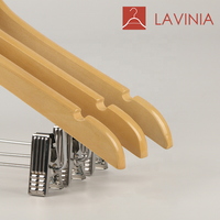 Cintres en bois pour vêtements, étagère de style Lavinia, hôtel, crochet doré, 1 pièce