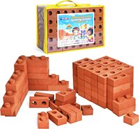 Mini maison de ville en mousse EVA, briques de construction éducatives, jeu de construction