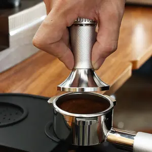 Neues Design Kaffee Barista Tools Tamper 53,3mm 58mm Espresso werkzeug Edelstahl basis Espresso Coffee Tamper