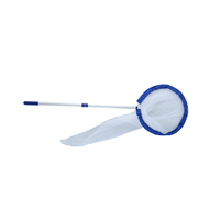 Filet anti-insectes à poignée rétractable pour attraper les insectes et les papillons Filet en nylon pour petits poissons pour adultes et enfants Produit de fournitures de laboratoire