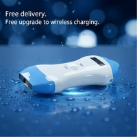 Medizinisches 128-Elemente Doppelkopf-Farbdoppler Mini WLAN Veterinär-Diagnosegerät Drahtloser Ultraschall-Scanner mit Drei Sonden