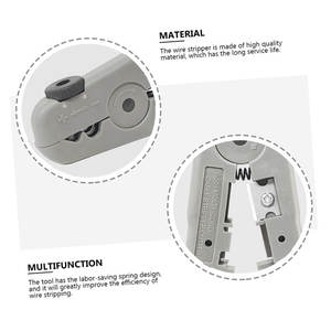 Electrical Mini Cutting Hand <b>Crimper</b> <b>Ferrule</b> Coaxial RJ45 Crimping Tool Wire Stripper Cable Cutter Pliers - Product Image 5