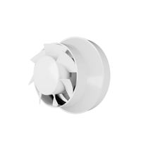 Ventilateurs d'extraction extérieurs commerciaux pour salles de bain 100 mm, alimentés par USB/batterie, faible bruit 40 dB, certifiés CE