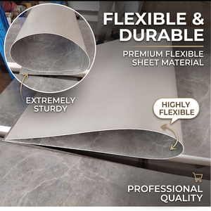 Pannello Flessibile in Finto Marmo Verniciato UV in PVC per Decorazione Edifici Commerciali Rivestimento Murale Ignifugo <span class=keywords><strong>Dimensioni</strong></span> Personalizzabili - Product Image 3