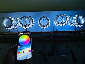 Lampu Depan <span class=keywords><strong>Angel</strong></span> Eye RGB Berkinerja Tinggi untuk Kustomisasi Mobil, Cincin <span class=keywords><strong>Halo</strong></span> LED Multi-Warna, Tahan Air, Universal - Product Image 6