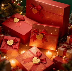 Nhà Máy bán hàng trực tiếp, hộp giấy màu đỏ tùy chỉnh cho quà tặng, Hộp Quà Tặng Giáng sinh có thể được sử dụng để đóng gói quà tặng - Product Image 1