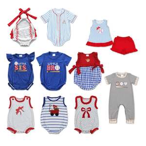 ชุดบอดี้สูทผ้าไหมนมสำหรับฤดูร้อนแบบขายส่ง เสื้อผ้ารอมเปอร์สไตล์บูติก - Product Image 1