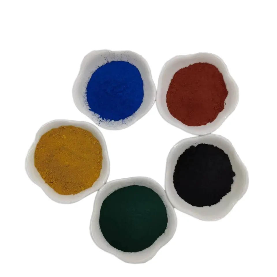 Ossido di ferro rosso pigmento 101 FE2O3 per esterno WPC legno-plastica rivestimento di pavimentazione ad alte prestazioni pigmento
