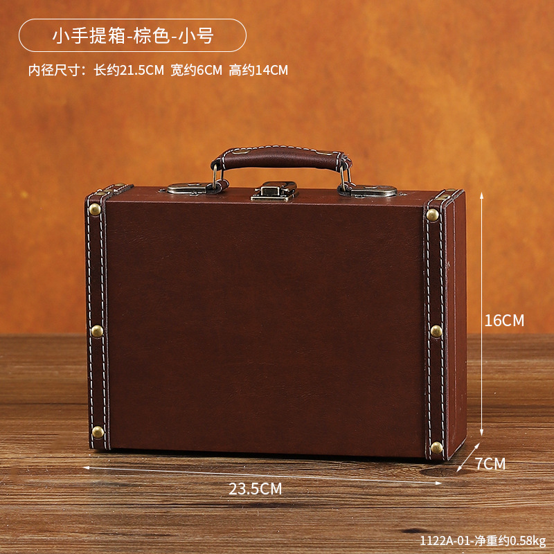 1122A-01 Petite valise - Marron - Petite taille