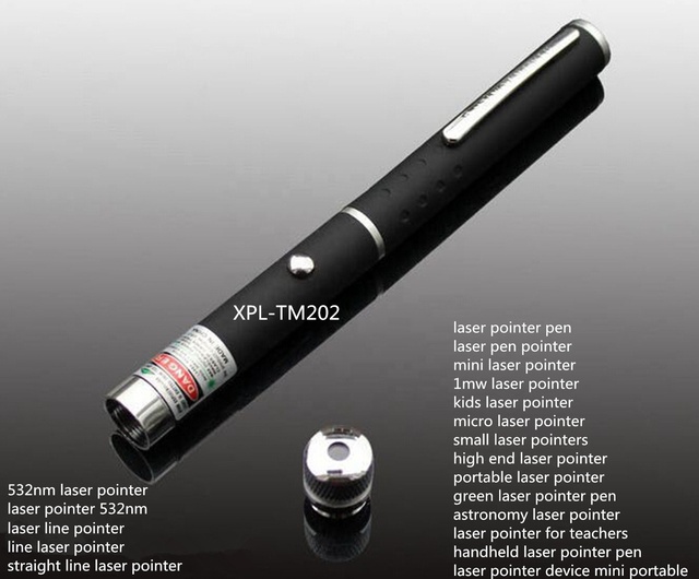 XPL-TM202ARV1 Red Purple Aluminum Laser Pointer Pen Power Point AAA Battery 500M Range Push-Button Switch Industrial 1-Year
