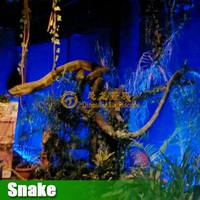 Haute Qualité Réaliste Animatronic Serpent Modèles Intérieur Extérieur Taille Réelle Jardin Télécommande Accès pour Centres Commerciaux Résine