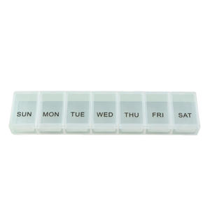 Organisateur de pilules réutilisable pour 7 jours, personnalisable - 7 compartiments pour les vitamines, les compléments alimentaires et les médicaments quotidiens - Product Image 4
