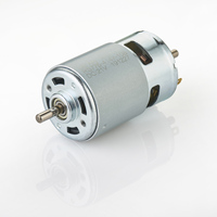 Motor DC RS755 24V 500W Bersertifikasi ROHS Magnet Permanen Rangka 42mm untuk Peralatan Rumah Tangga Motor Roda Listrik