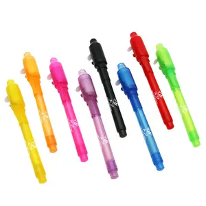 Touchfive — stylo marqueur magique avec lumière UV intégrée, 8 couleurs, espion secret, encre invisible, pour cadeau pour enfants, marquage de sécurité