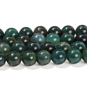Bijoux Jingde 5a <span class=keywords><strong>Perles</strong></span> rondes en agate naturelle à fleurs flottantes, plantes aquatiques, vertes, accessoires de bricolage en vrac - Product Image 5