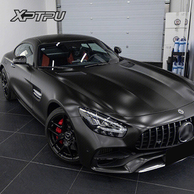 NEW DESIGN TPU SATIN BLACK PPF FILM ANTI SCRATCH BLACK PAINT PROTECTIVE FILM