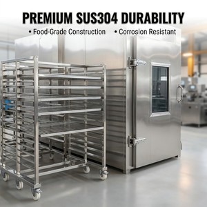 Machine à fumer polyvalente pour viande, saucisses, poisson et viande séchée, en acier inoxydable SUS304, certifiée CE, four de fumage industriel automatique - Product Image 5
